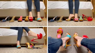 Testing various shoes - Goddess Grazi