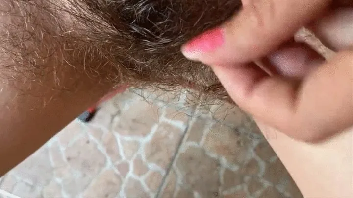 close up big hairy pussy clits