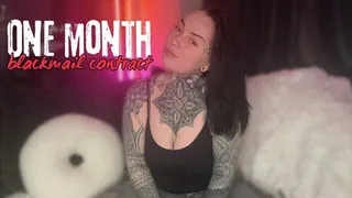 One Month Blackmail Contract