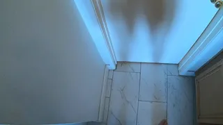 Stepmom wants sex when she catches her stepson peeping on her naked in the shower (POV)