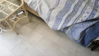 Stepmom is hiding in stepson's bed