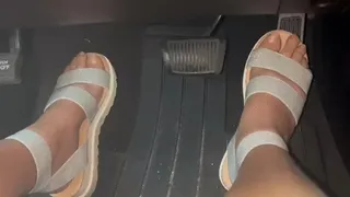 Driving with Sandals On