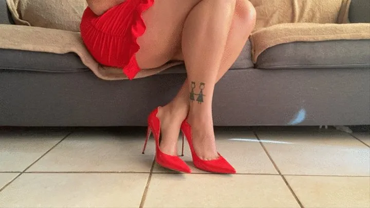 Red Polish, Meet Red Pumps!