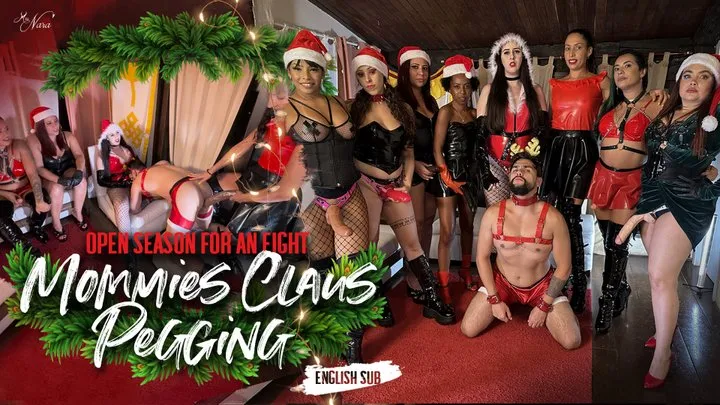 All I want for Christmas is an 8 girls gangbang