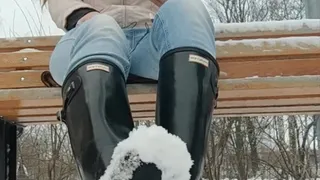 Lick this ice off my rubber boots bootslave