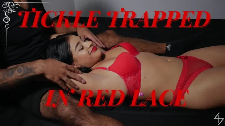 Tickle Trapped in Red Lace