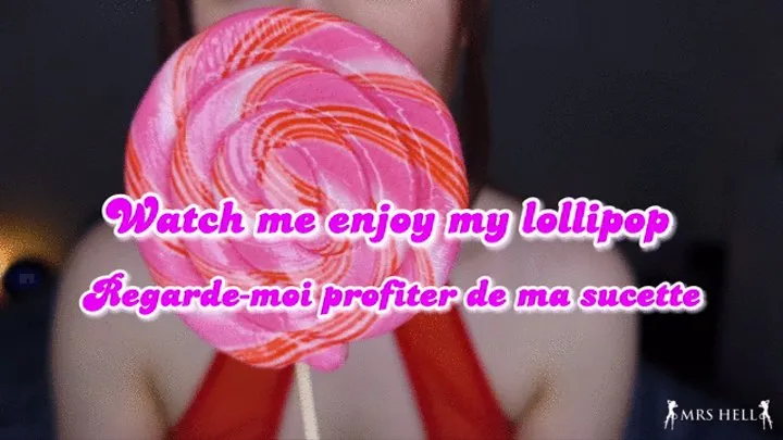 Goon over me and my lollipop ASMR licking sucking teasing fetish video