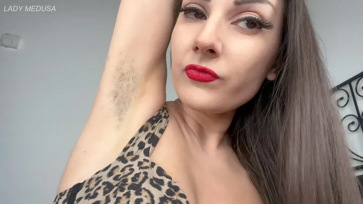 Sniff and lick my hairy armpits - loser humiliation JOI