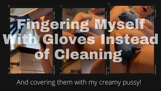 Cleaning Leads to Latex Gloves Fingering