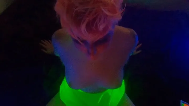 Neon Wax Play with Birthday Candles