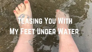 Under Water Foot Tease