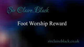 Foot Worship Reward