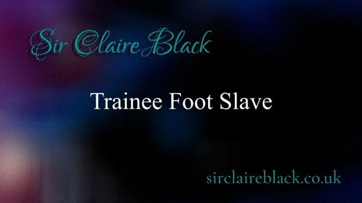 Trainee Footslave