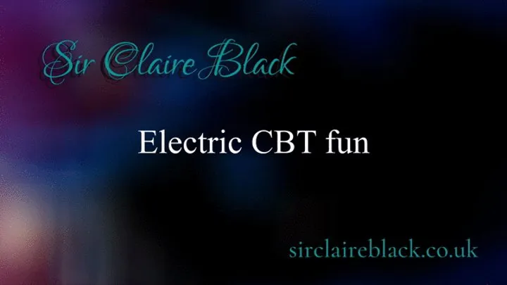 Electric CBT Fun