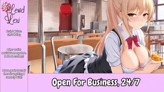 Open For Business, 24-7 (Sex With Waitress At Latenight Diner Roleplay) Audio Mp3