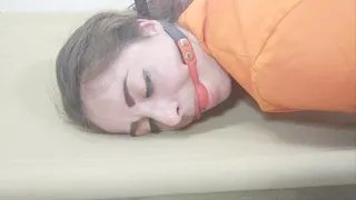 Meelina hogcuffed gagged and tickled