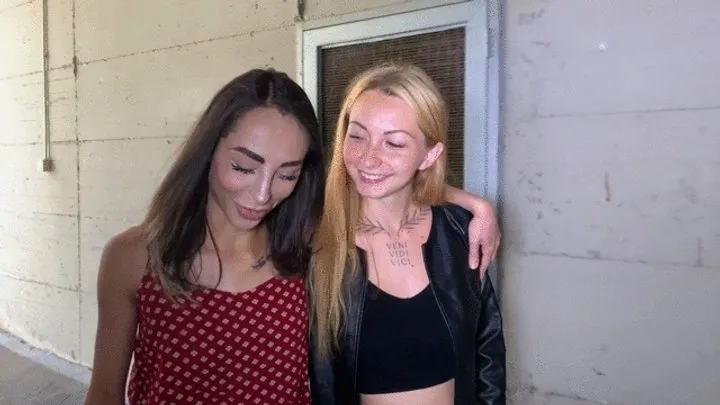 Savannah and Katherine arrested for loving in the street