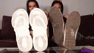 Sisters Sneaker Removal