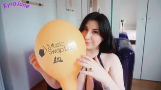 Non Pop Tease with DM Balloons