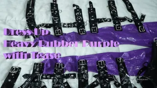Dress Up Heavy Rubber Purple with Tease