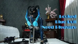 Locked Blue Doll Need Pleasure