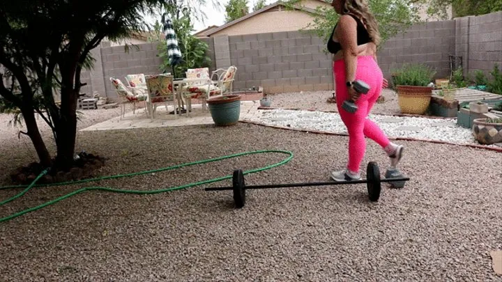 Daphne's new workout equipment