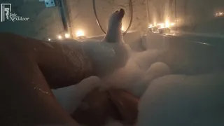 Bubble Bath Foot Tease