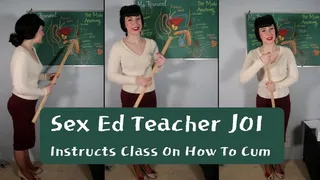 Sex Ed Teacher Instructs You To Cum JOI