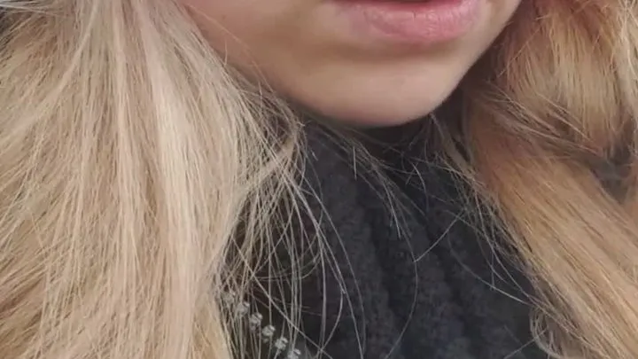 Smoking Outside - Theresa Smoke (Close-Up)