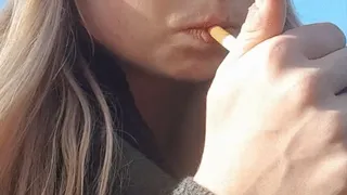 A Video where i was 20 years young and enjoy my smoking Fetish outside