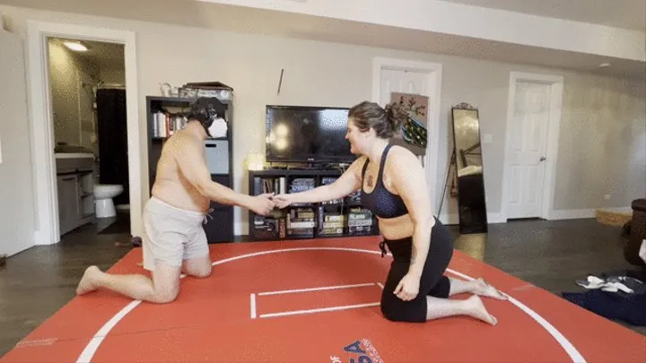 Clever the Boxer v Robert: Real Wrestling Session