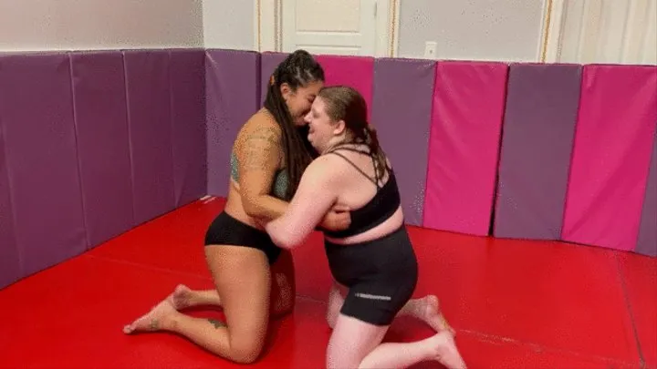 Tickle Wrestling with Bettie Brickhouse and Fiesty Feminista
