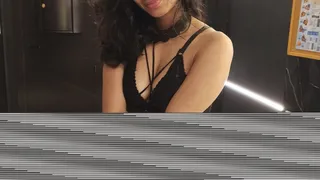 Sexy latina fucking dildo