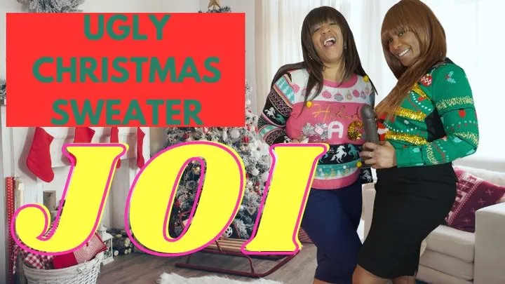 JOI WITH COUNTDOWN IN OUR UGLY CHRISMAS SWEATERS