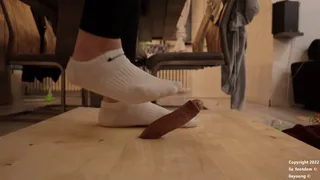 Cockboard with Nikesocks cum