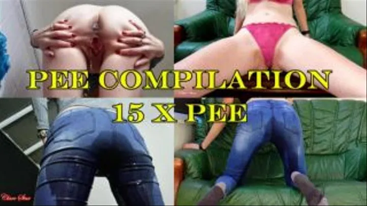 Solo Pee Compilation 15 x Pee