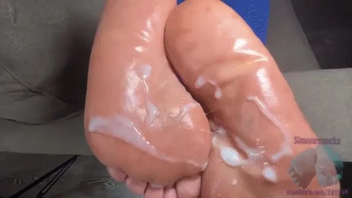 bare soles cum cumpilation pt1