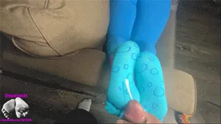 pink octopus sockjob!( the blue raspberry sock-quel)