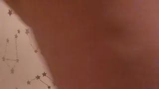 BBW LATINA with belly hang showers and sings 20 minutes