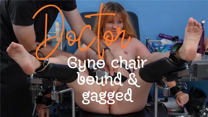 Doctor struggles in the gyno chair