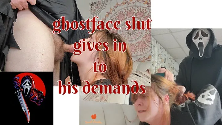 ghostface slut gets fucked and a facial