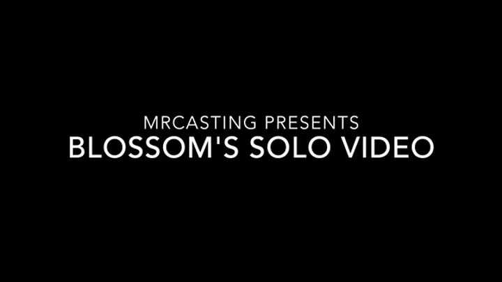 Blossom's Solo video