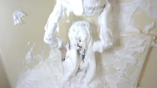 Face Diving into Tub of Foam