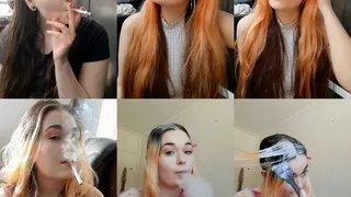 Smoking vlog & Hair bleaching (43min)