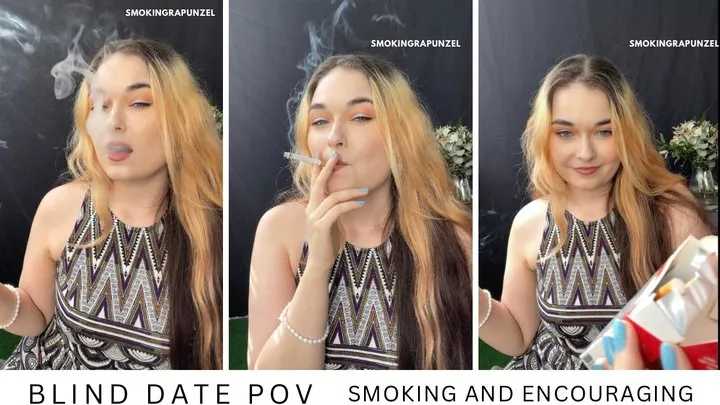 Smoking and encouraging you on our first date POV