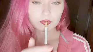 Chainsmoking as i tell you a sexy smoking fetish story