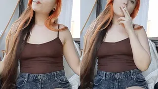 Smoking redhead -smokingrapunzel