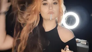 Smoking fetish sexy elegant dress