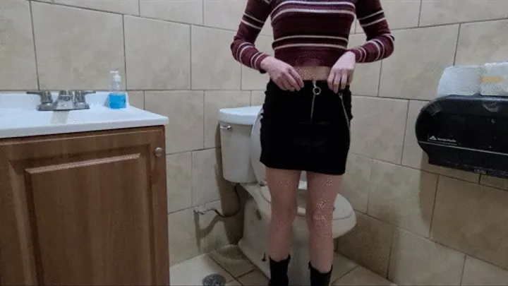 Pissing All Over The Public Bathroom