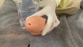 Medical Fetish Oily Handjob in Latex Gloves ASMR